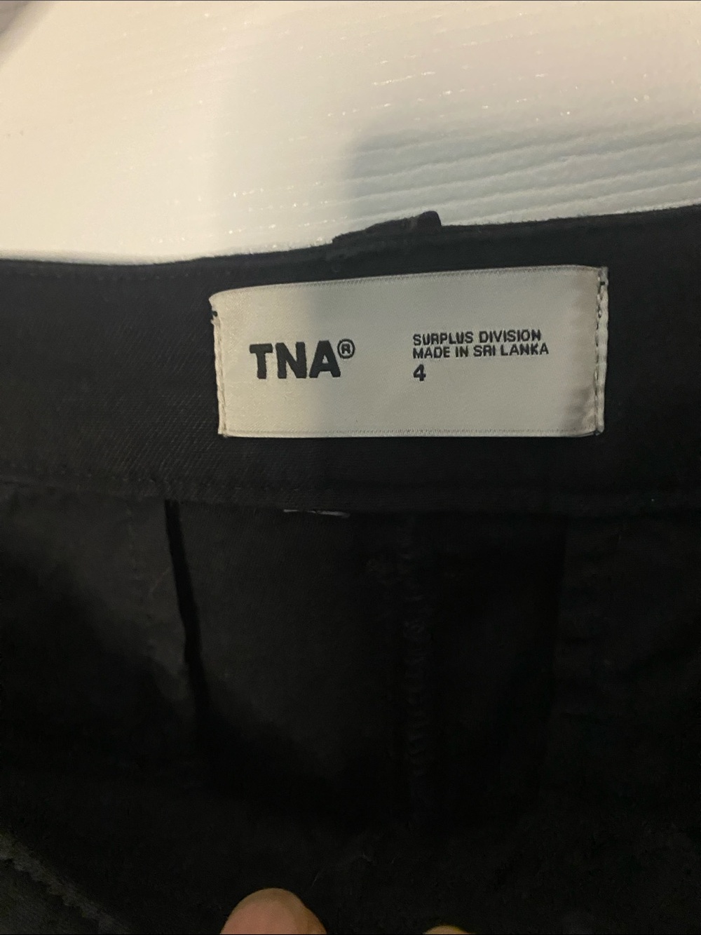 TNA Black Utility Cargo Pants with Wide Legs #14 - Picture 3 of 14